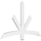 Ekena Millwork Alberta Architectural Grade PVC Gable Bracket, 60"W x 37 1/2"H x 2"D x 4"F, 15/12 Pitch GBP060X38X0204ALB00 - alternate 1